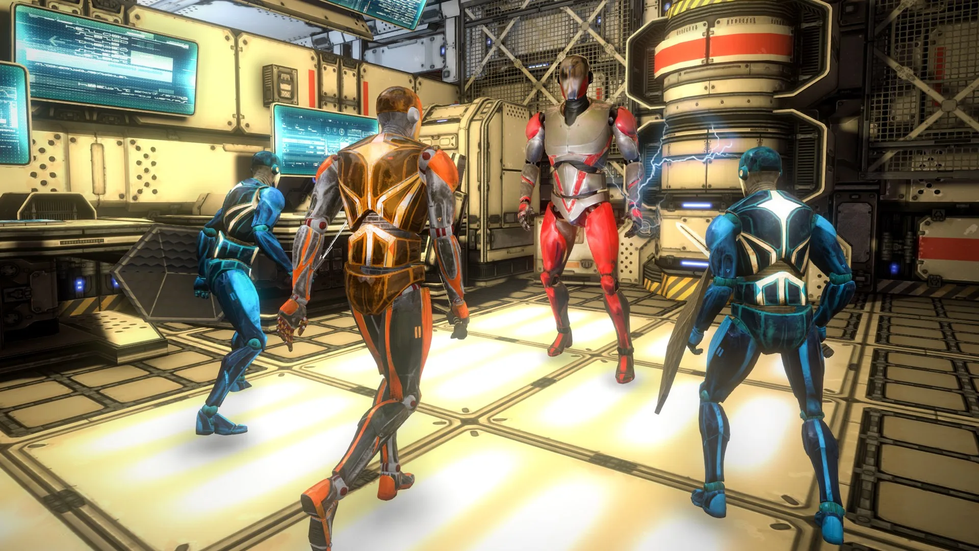 Futuristic Sci-Fi Robot Sword Battle screenshot 5