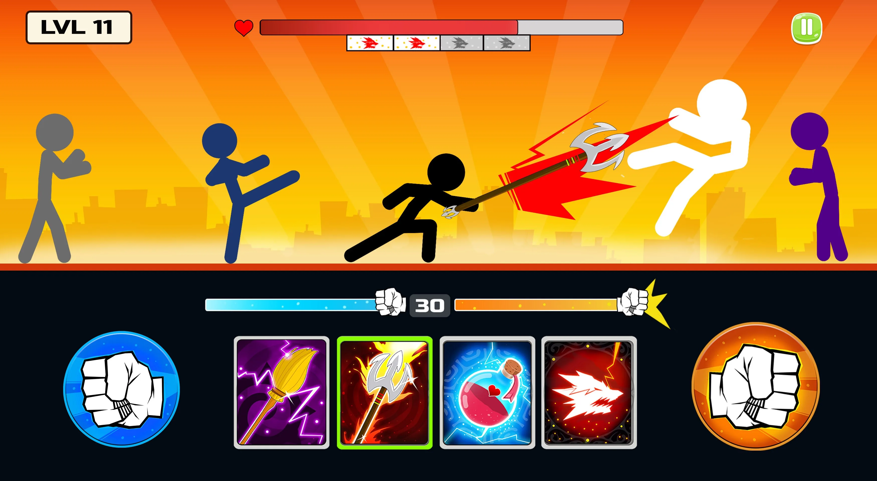 Stickman Fighter : Mega Brawl screenshot 3