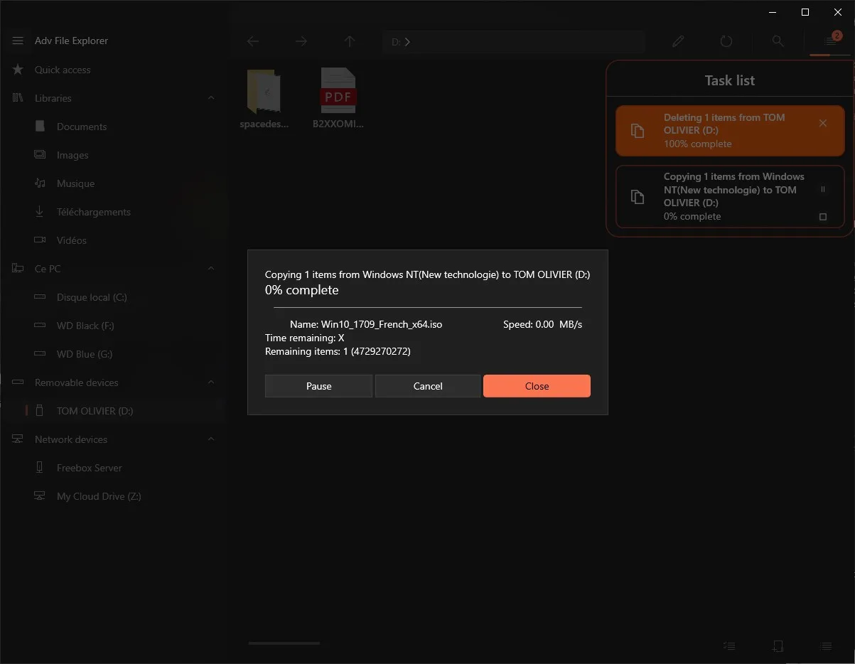 Adv File Explorer screenshot 3