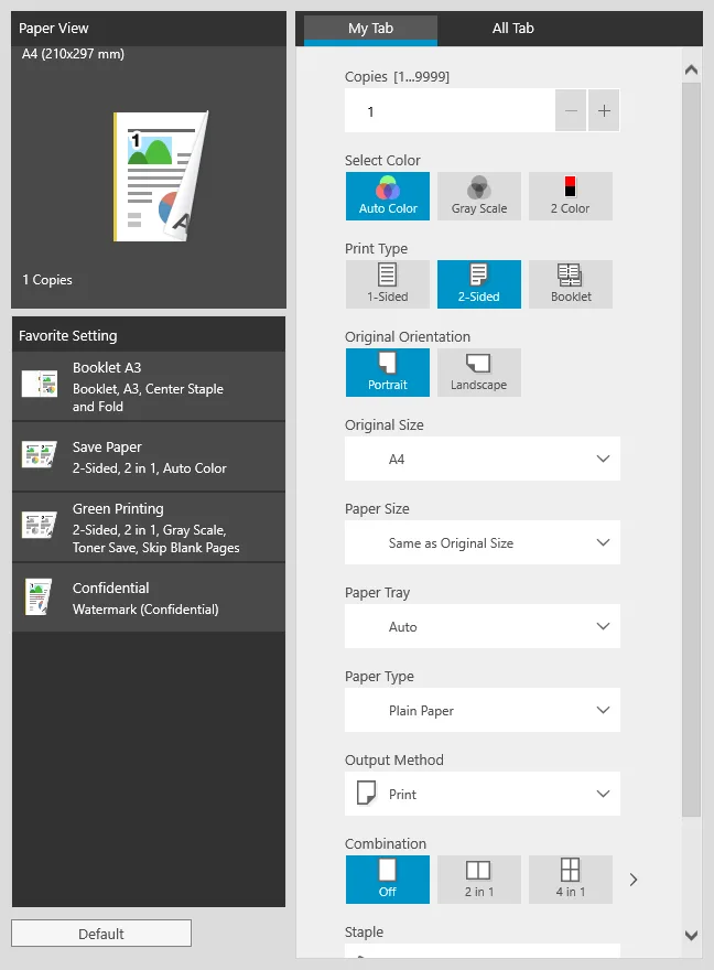 KONICA MINOLTA Print Experience screenshot 1