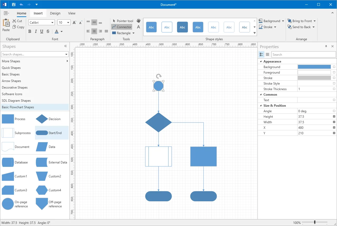 Draw Diagram: For MS Visio screenshot 1