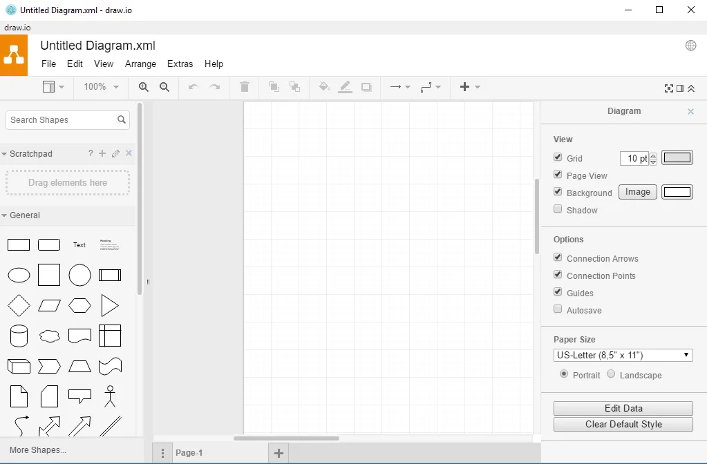 draw.io Diagrams screenshot 1