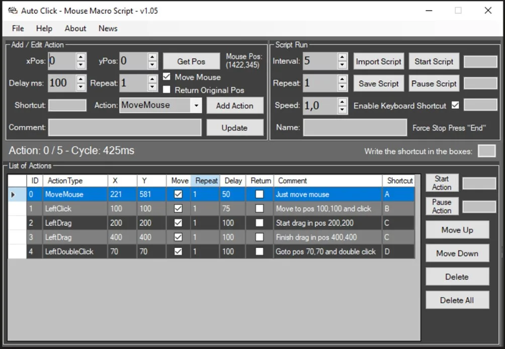Auto Click - Mouse Macro Script Free screenshot 1