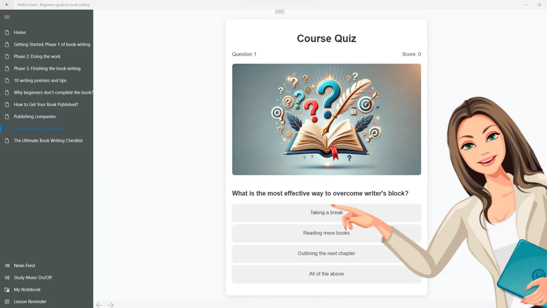 Write a book - Beginners guide to book writing screenshot 2