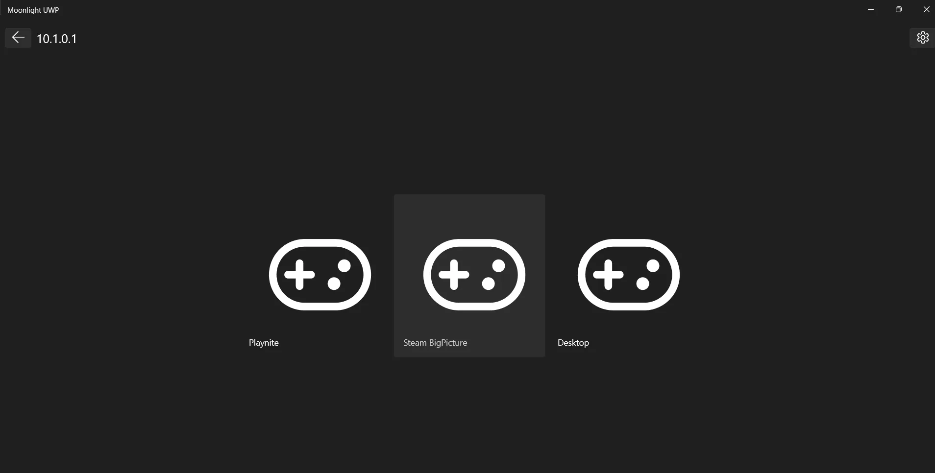 Moonlight UWP screenshot 2