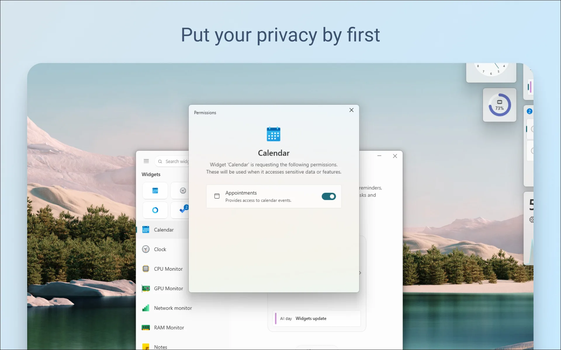 Widgets App - light desktop widgets screenshot 1