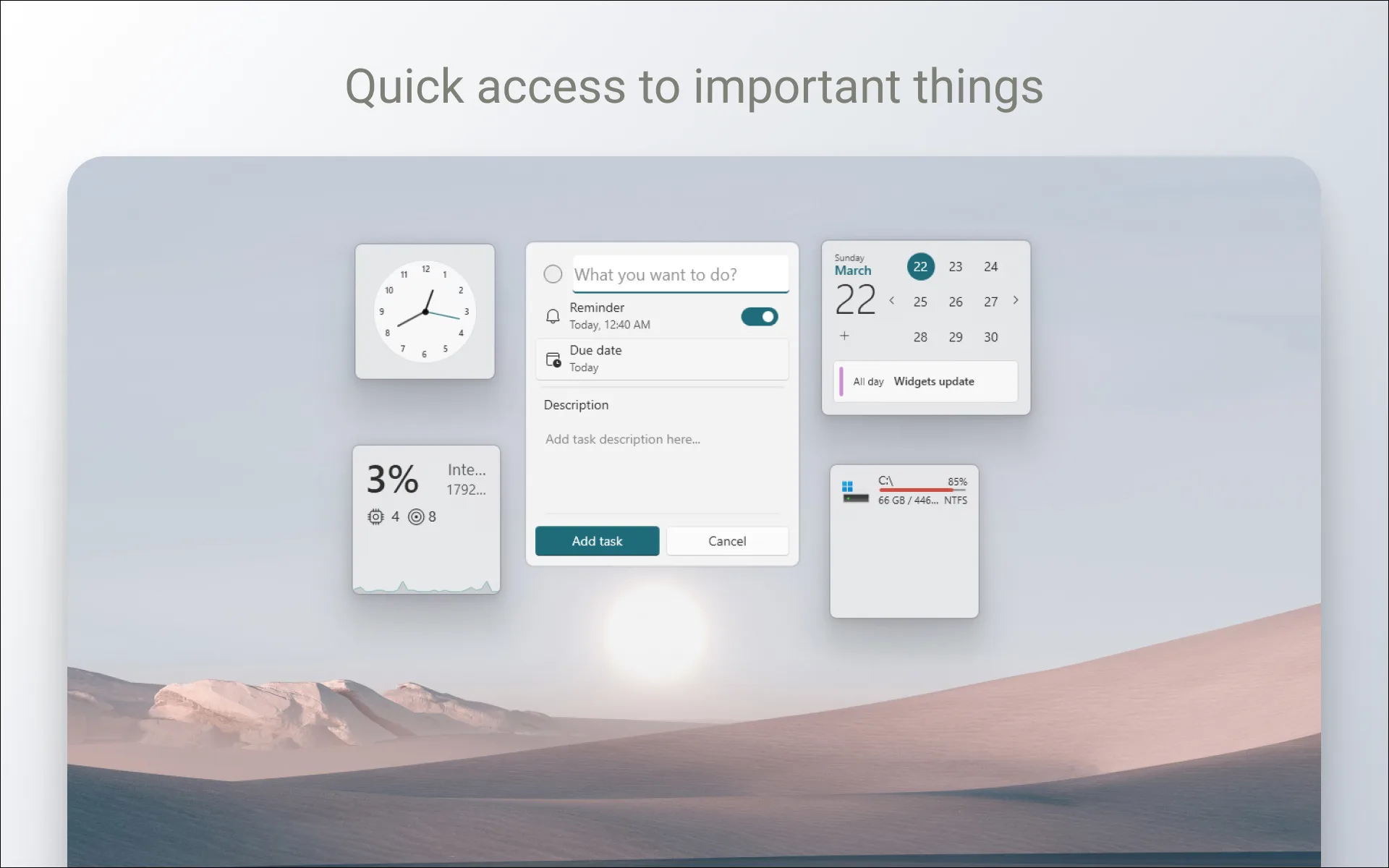 Widgets App - light desktop widgets screenshot 4