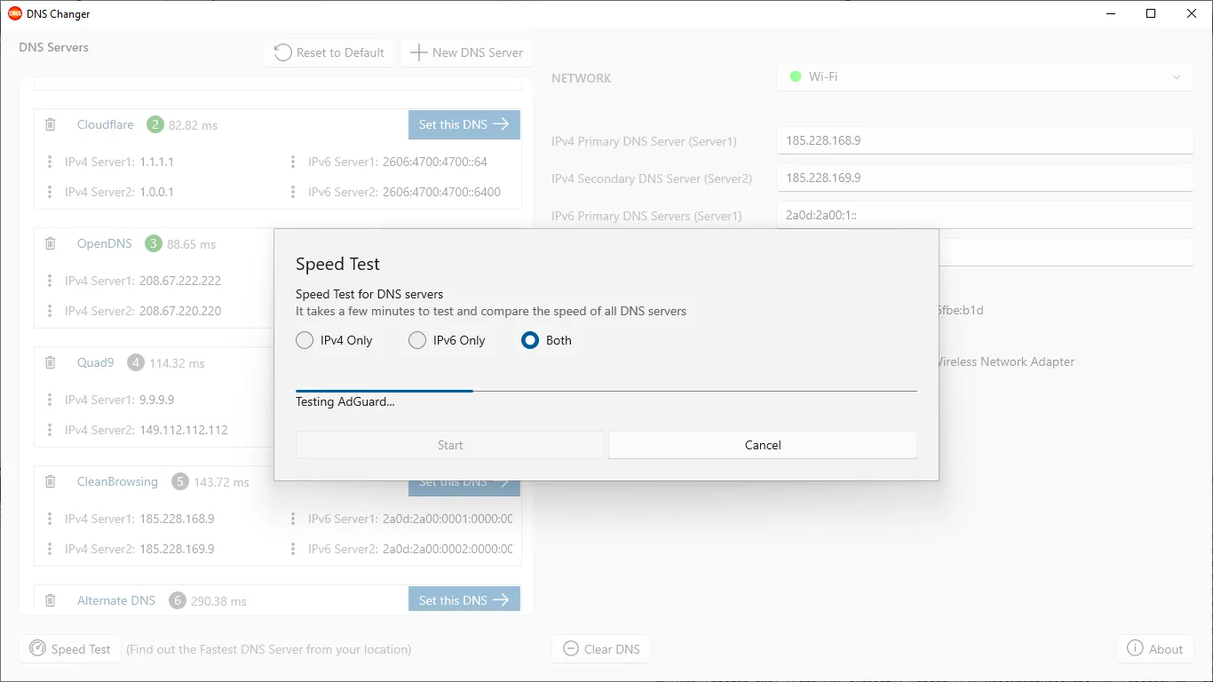 DNS Changer screenshot 2