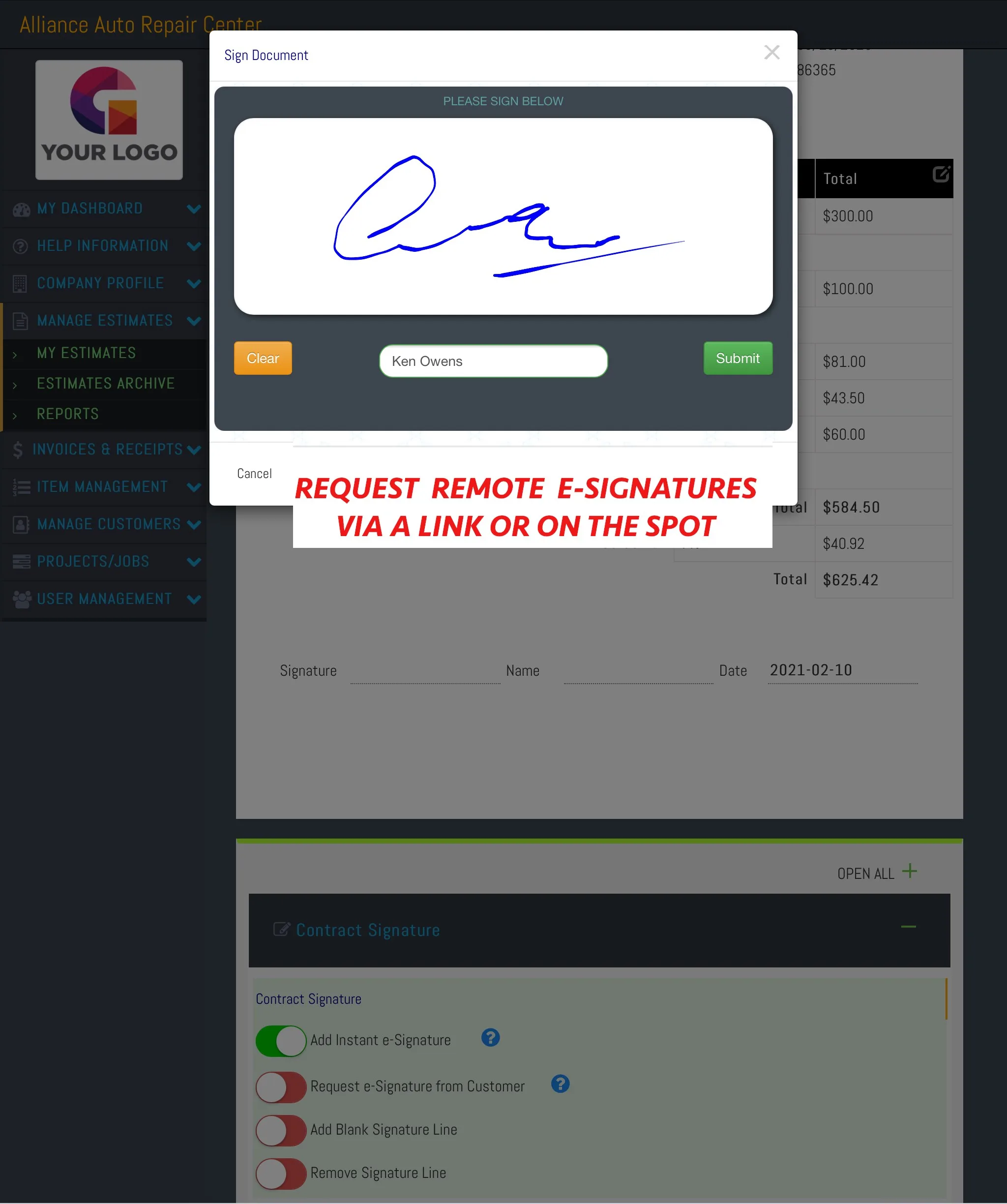Estimate & Invoice Maker screenshot 2
