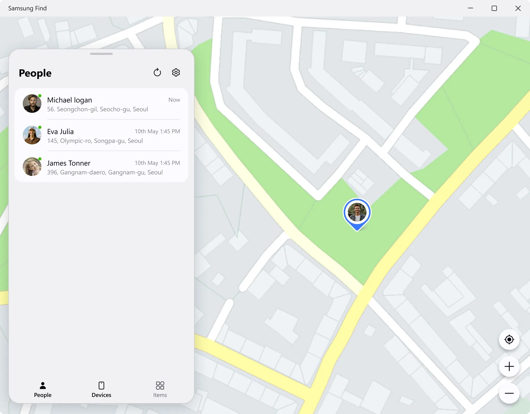 Samsung Find screenshot 1
