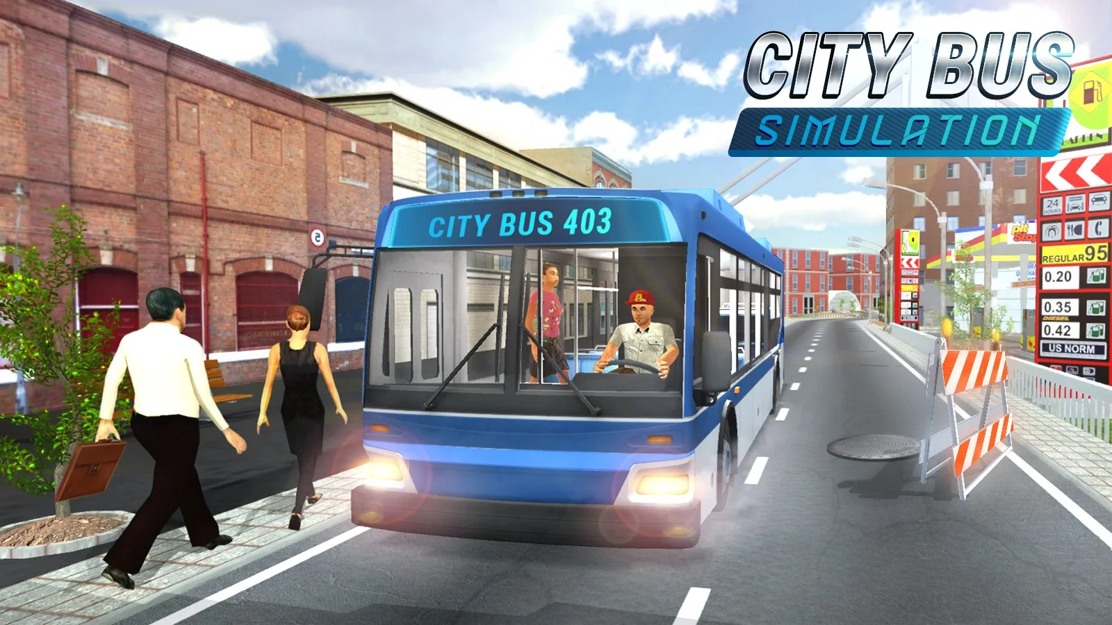 Bus Drive Simulation screenshot 1