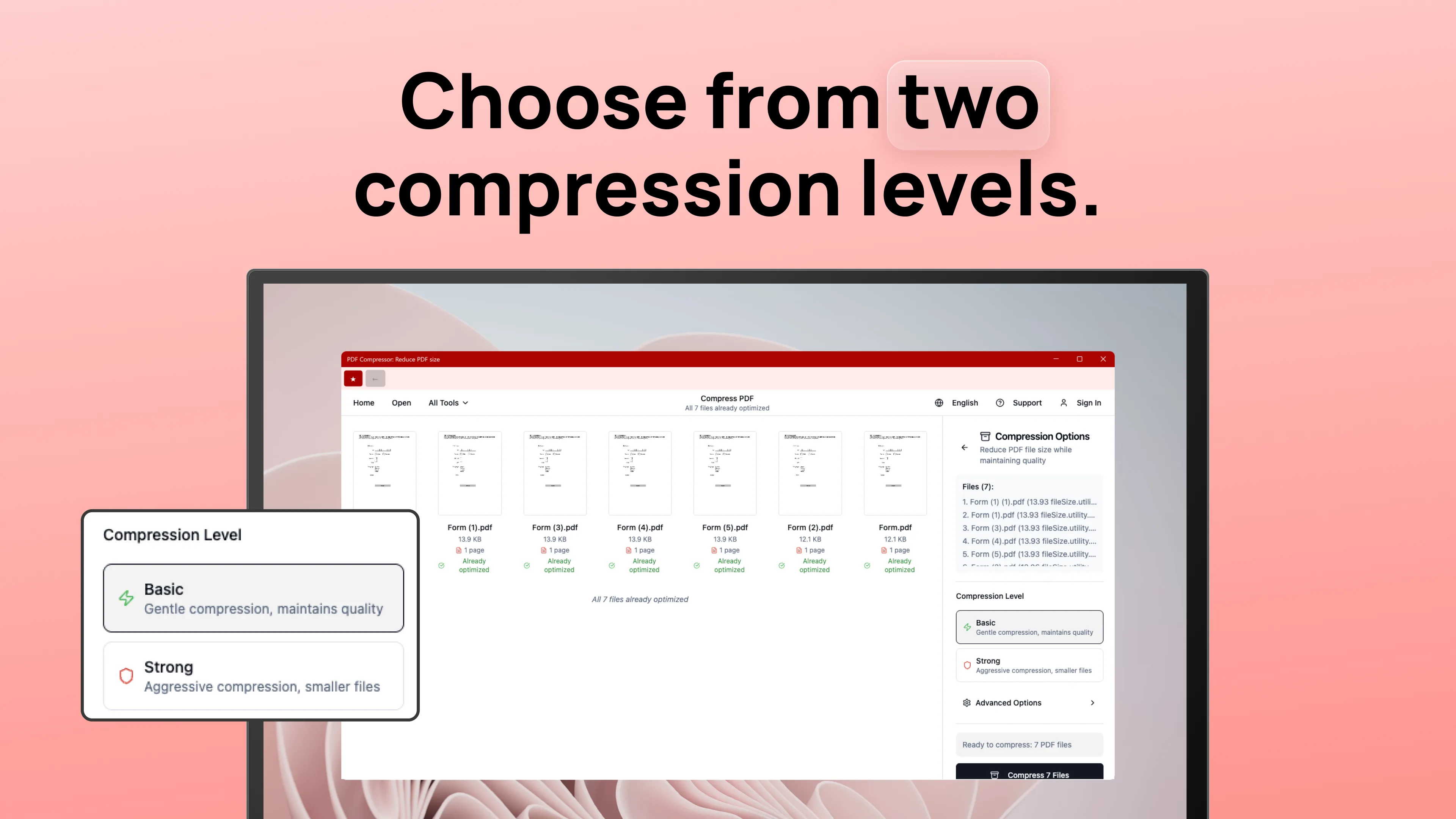 PDF Compressor: Reduce PDF size screenshot 2