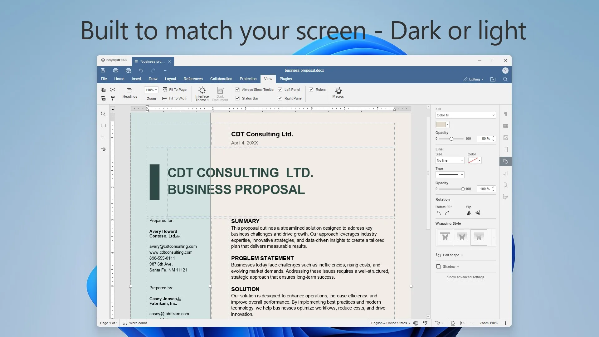 DOCX Editor Pro. screenshot 3