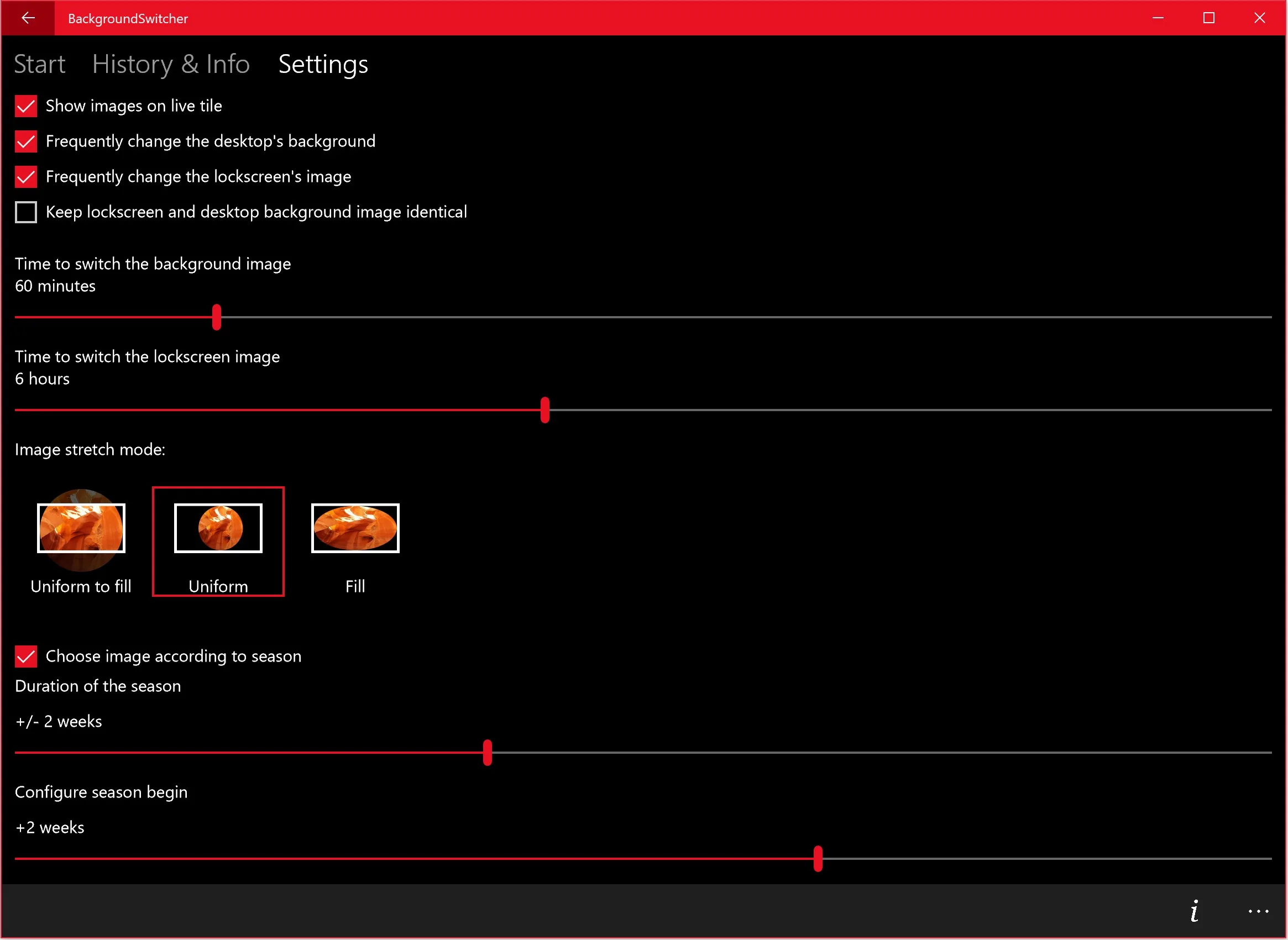 BackgroundSwitcher screenshot 1