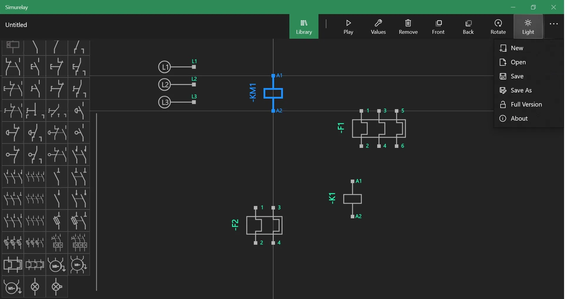 Simurelay screenshot 1