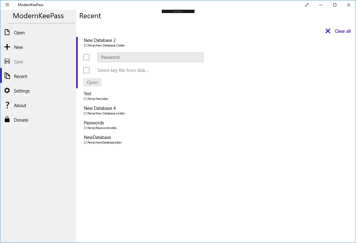 ModernKeePass screenshot 5