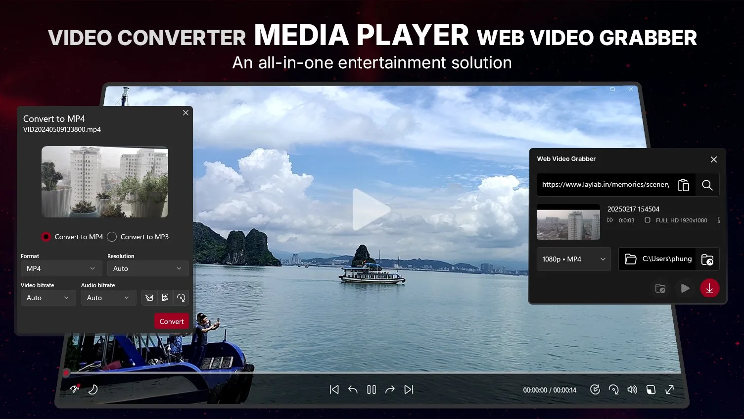 Play-list: Universal Media Player, Converter & Web Video Grabber screenshot 1