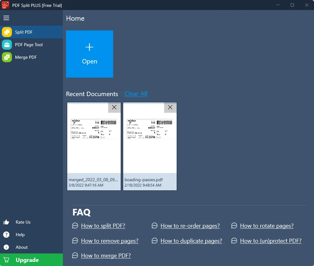 PDF Split PLUS screenshot 2