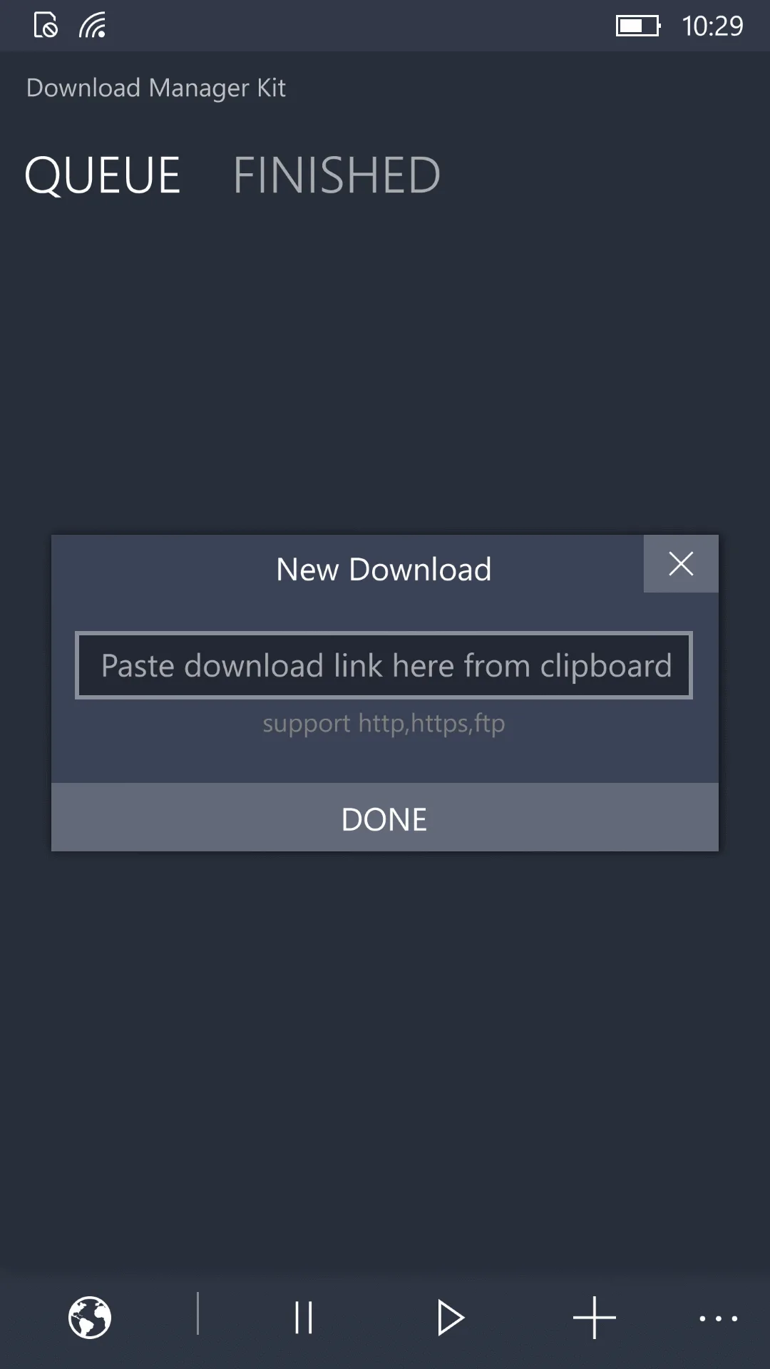 Download Manager Kit screenshot 1