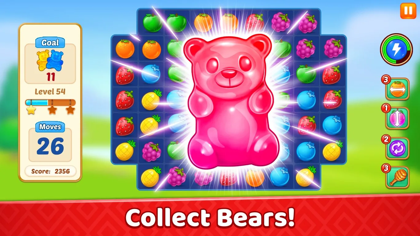 Gummy Paradise: Match 3 Games screenshot 1