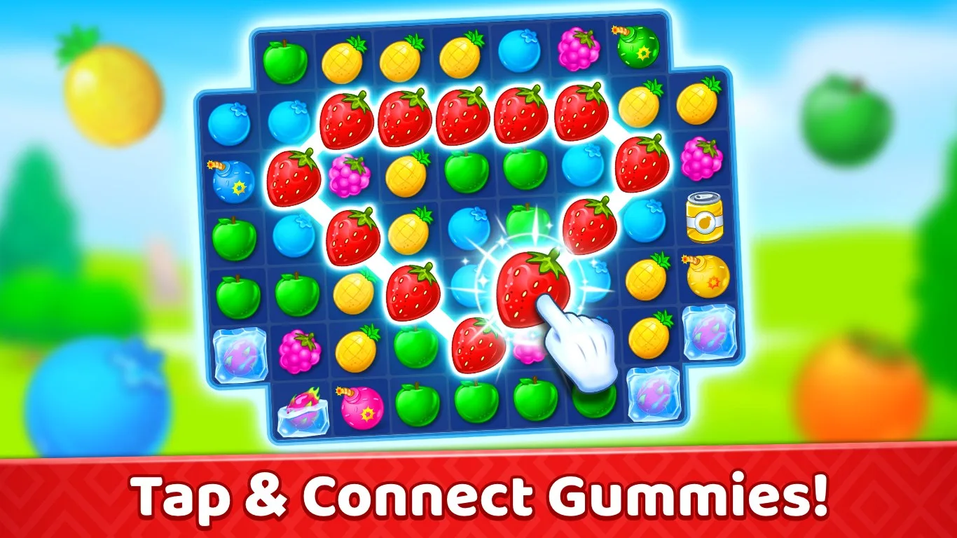 Gummy Paradise: Match 3 Games screenshot 3