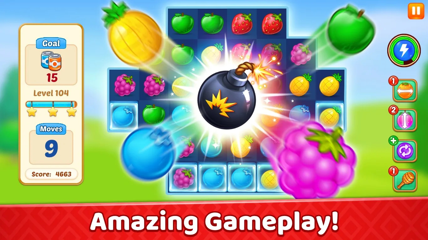 Gummy Paradise: Match 3 Games screenshot 5