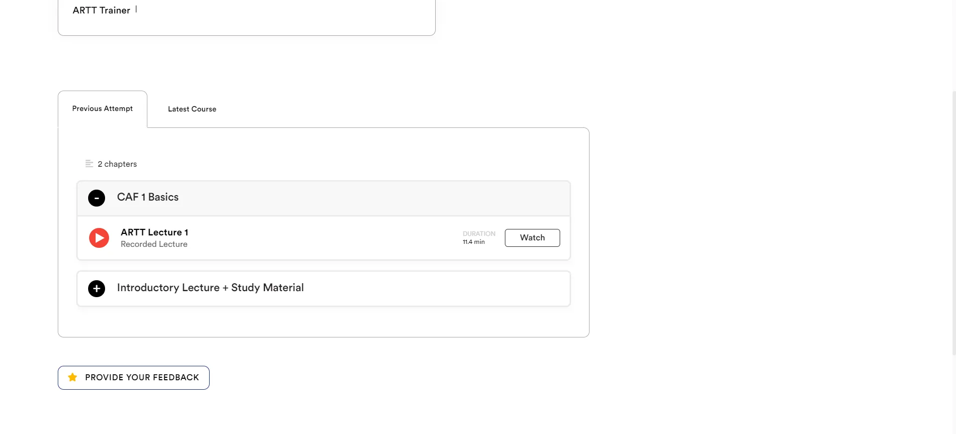ARTT LMS screenshot 4