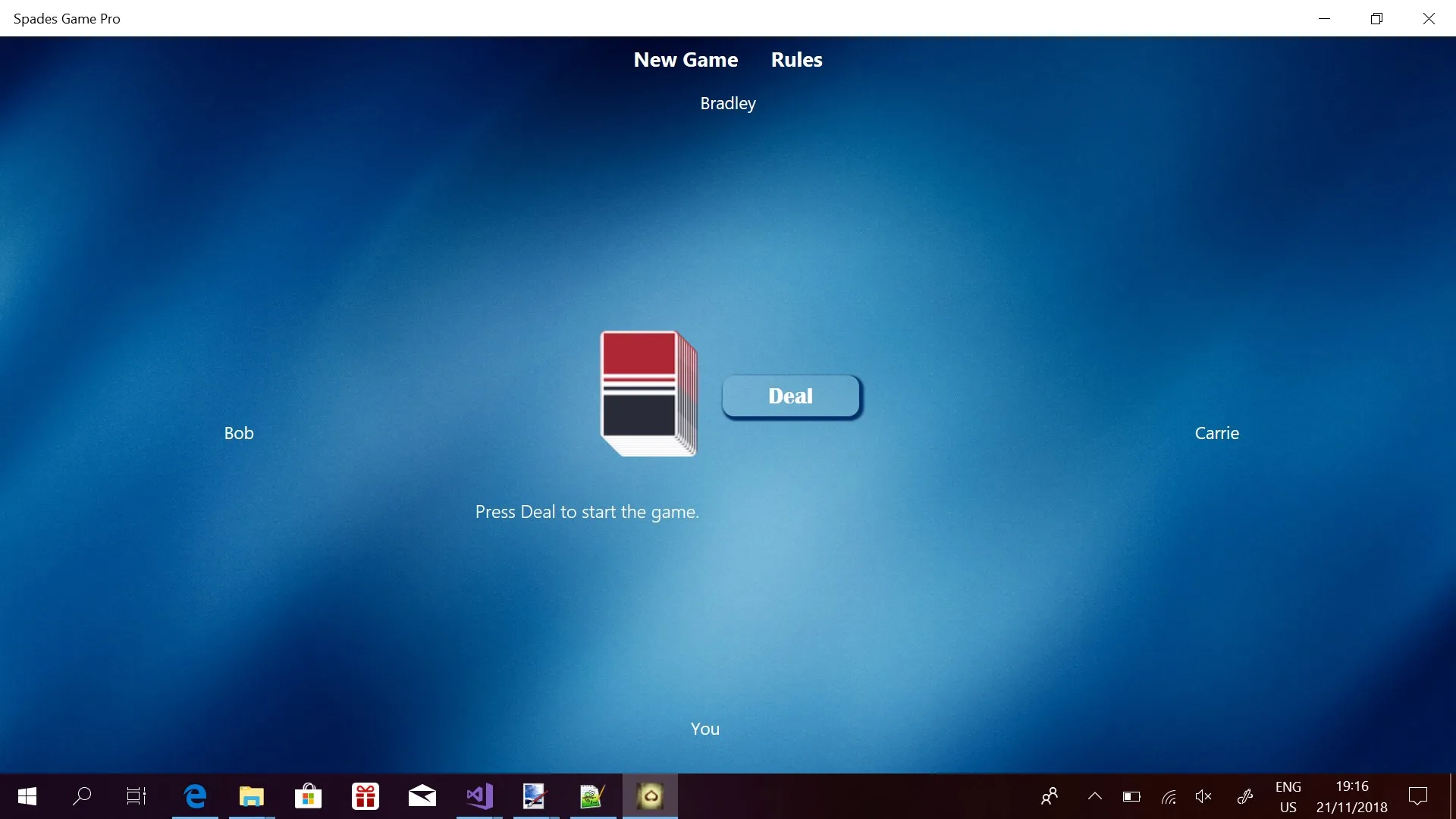 Spades Game Pro screenshot 1