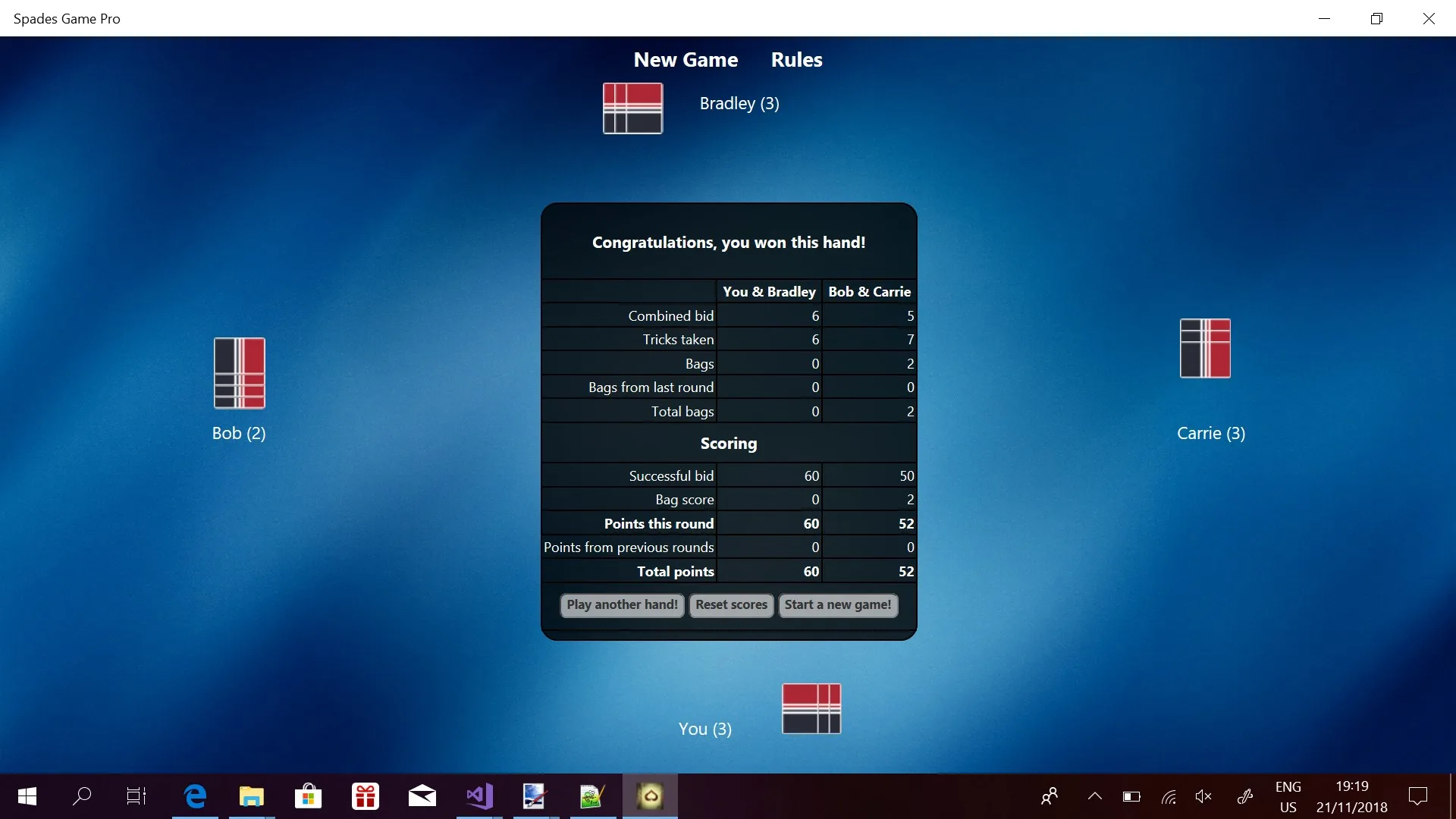 Spades Game Pro screenshot 4