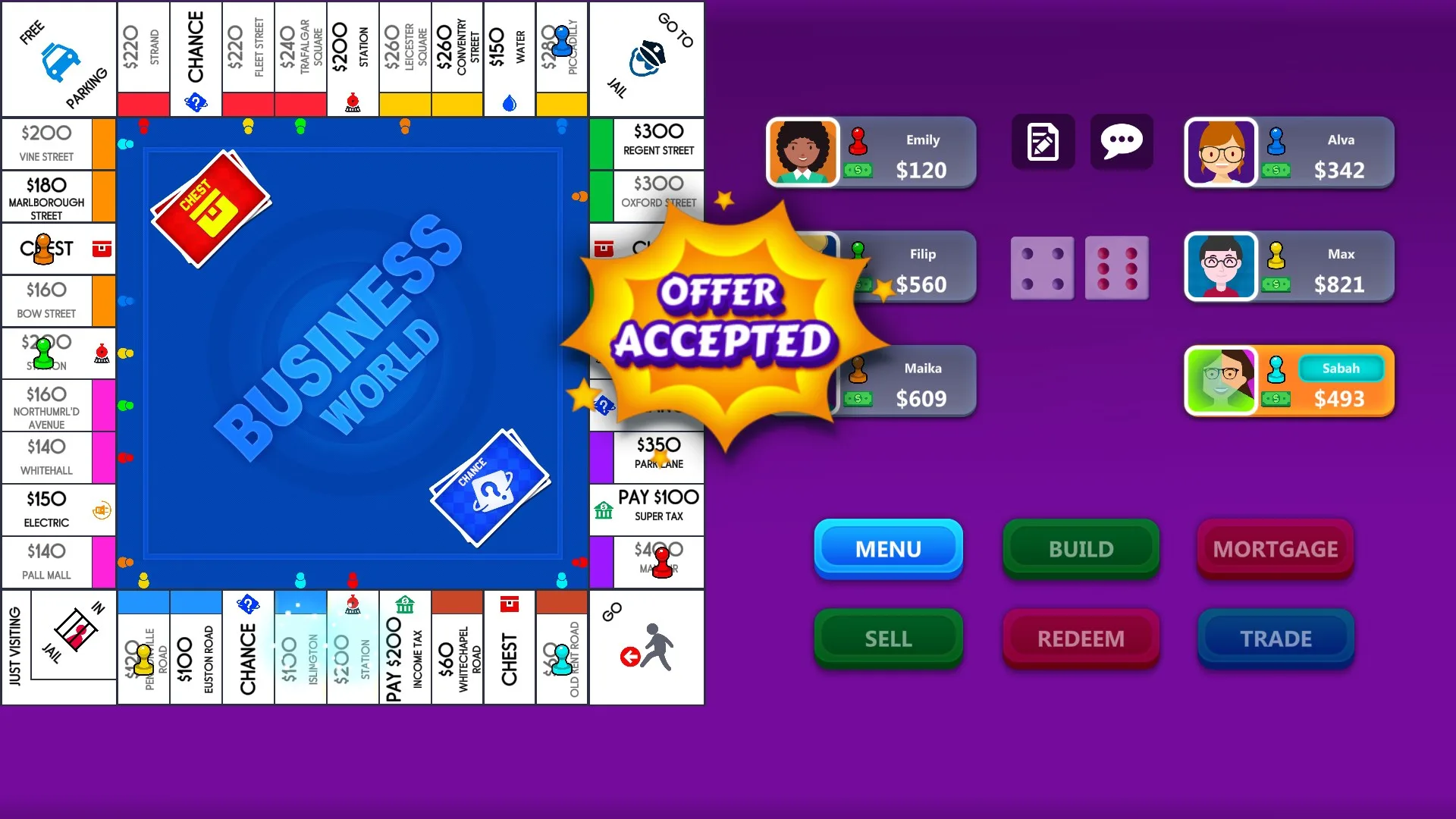 Business Game : Monopolio Real Estate Board Game screenshot 3