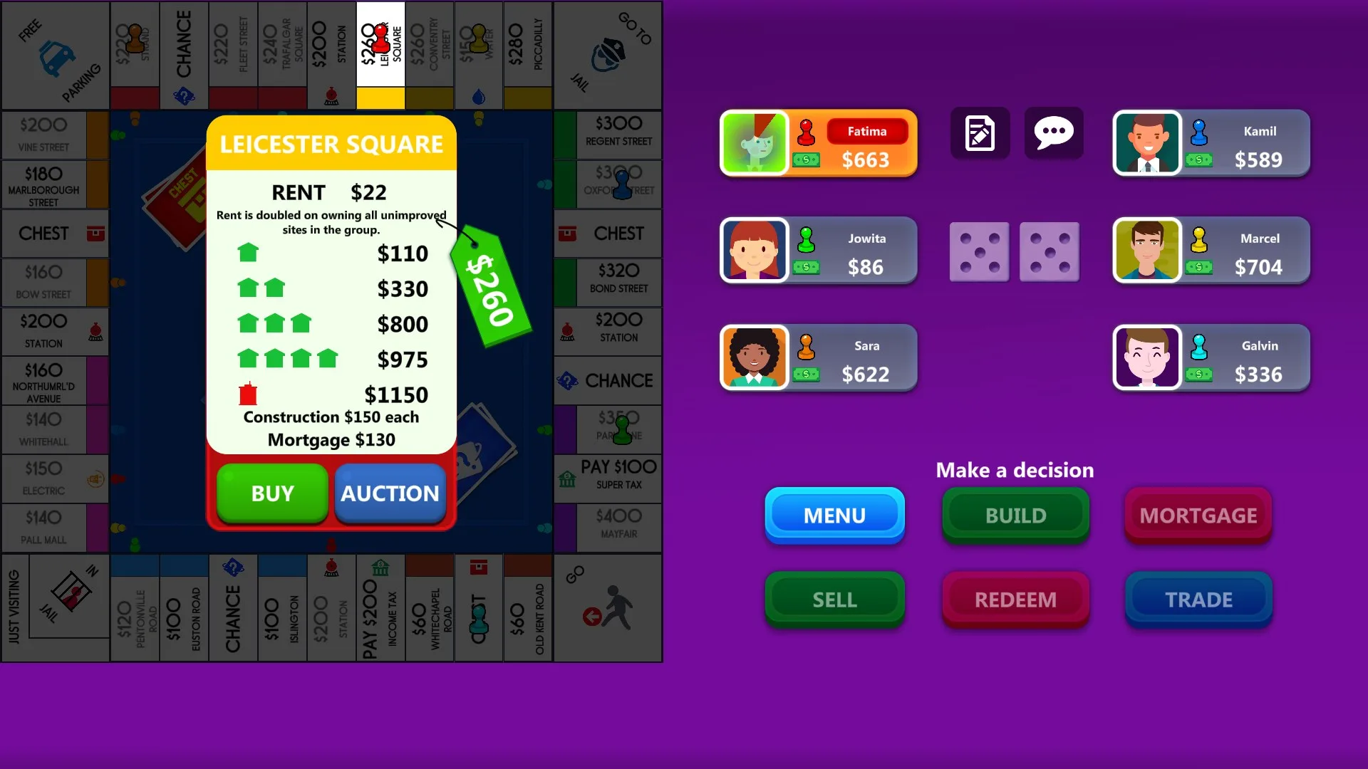 Business Game : Monopolio Real Estate Board Game screenshot 5