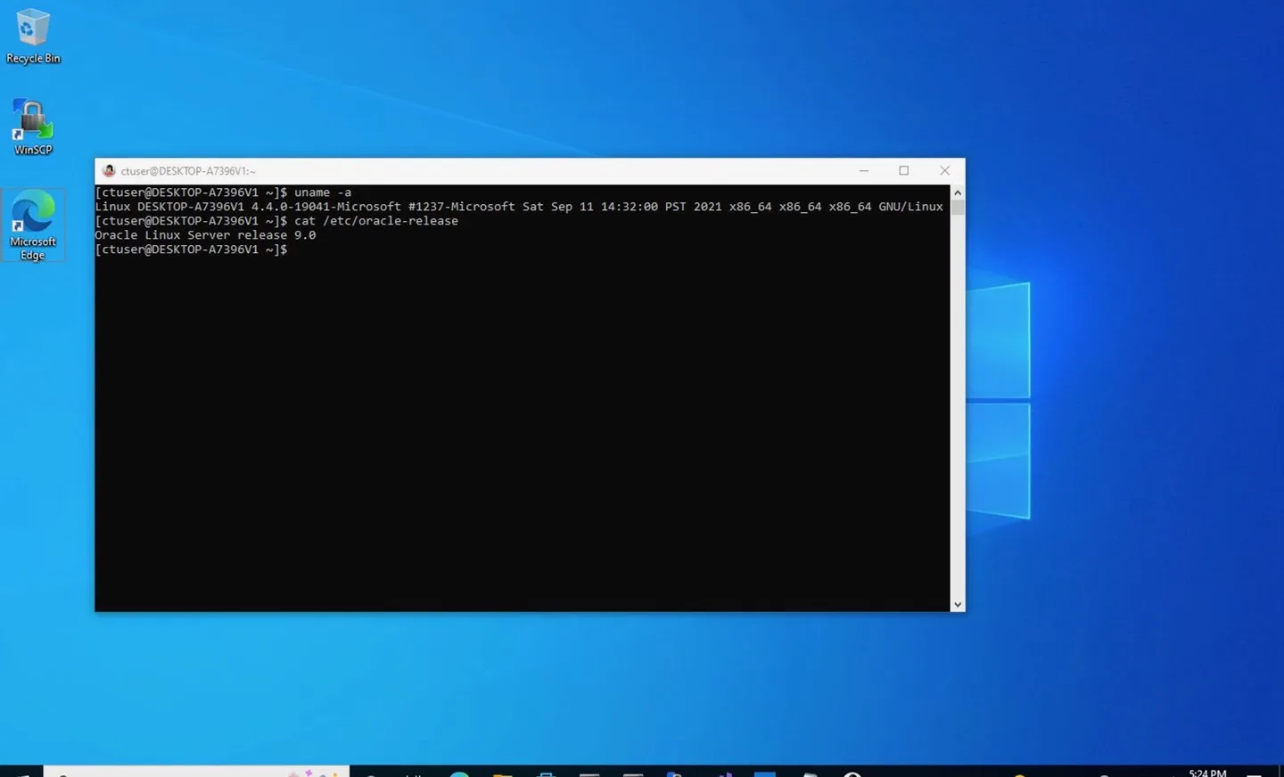 Oracle Linux 9 screenshot 1