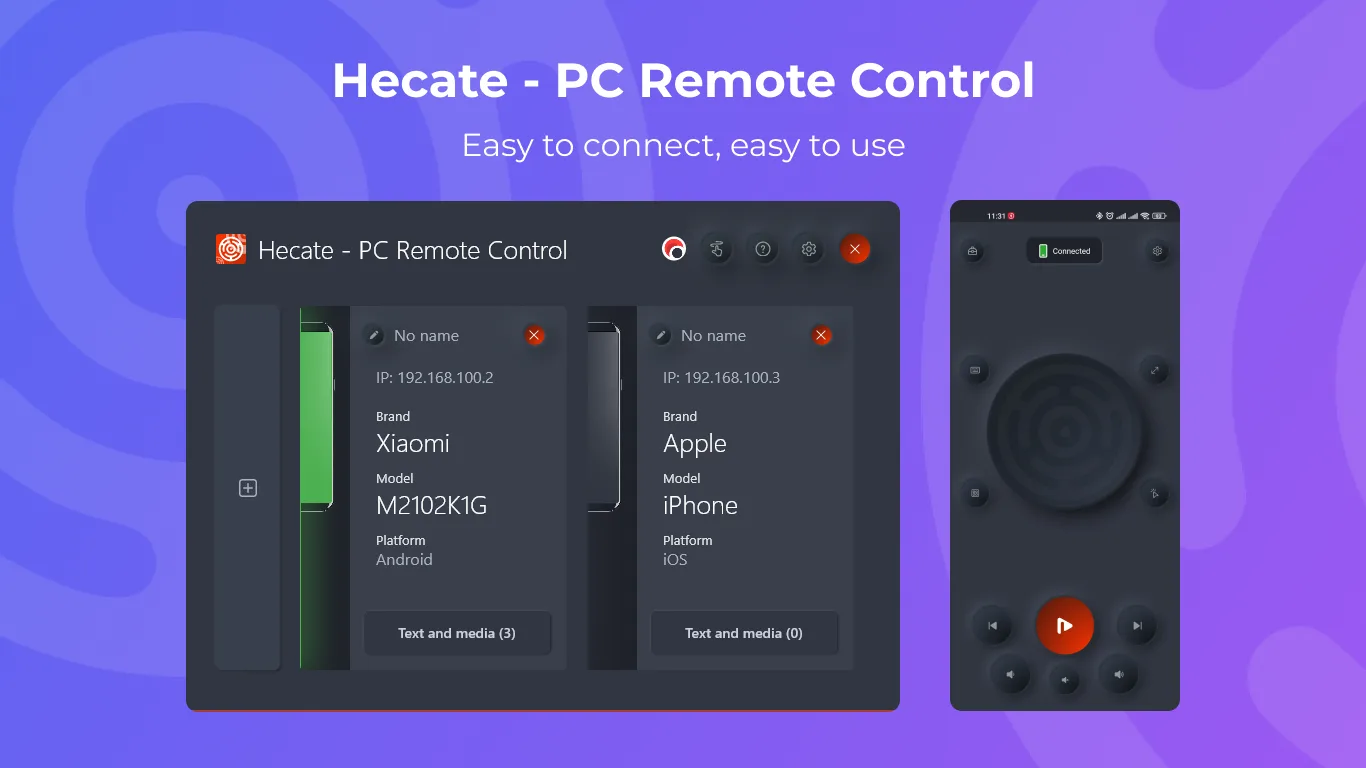 Hecate - PC Remote Control screenshot 4