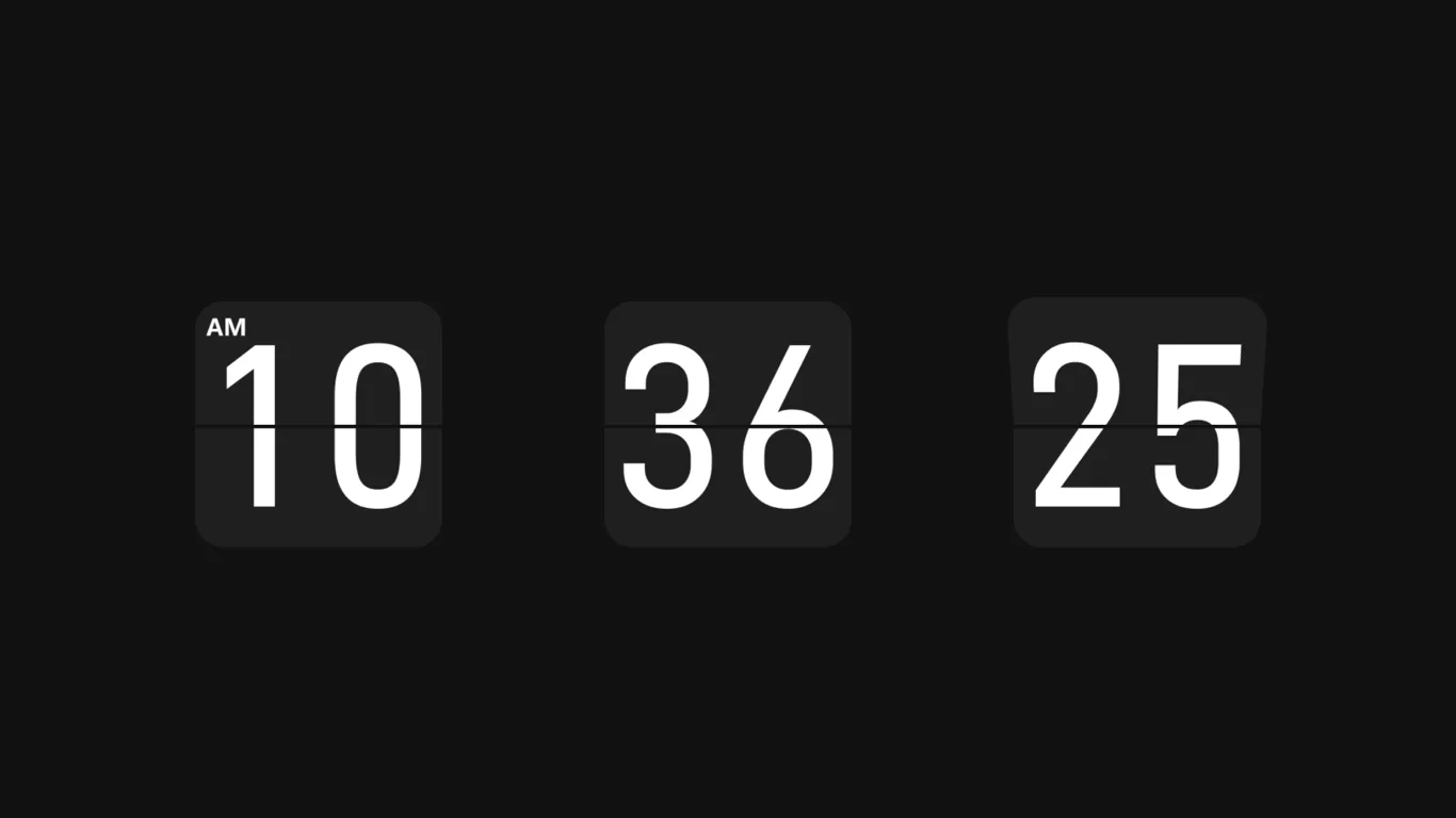 Live Clock Wallpaper screenshot 1