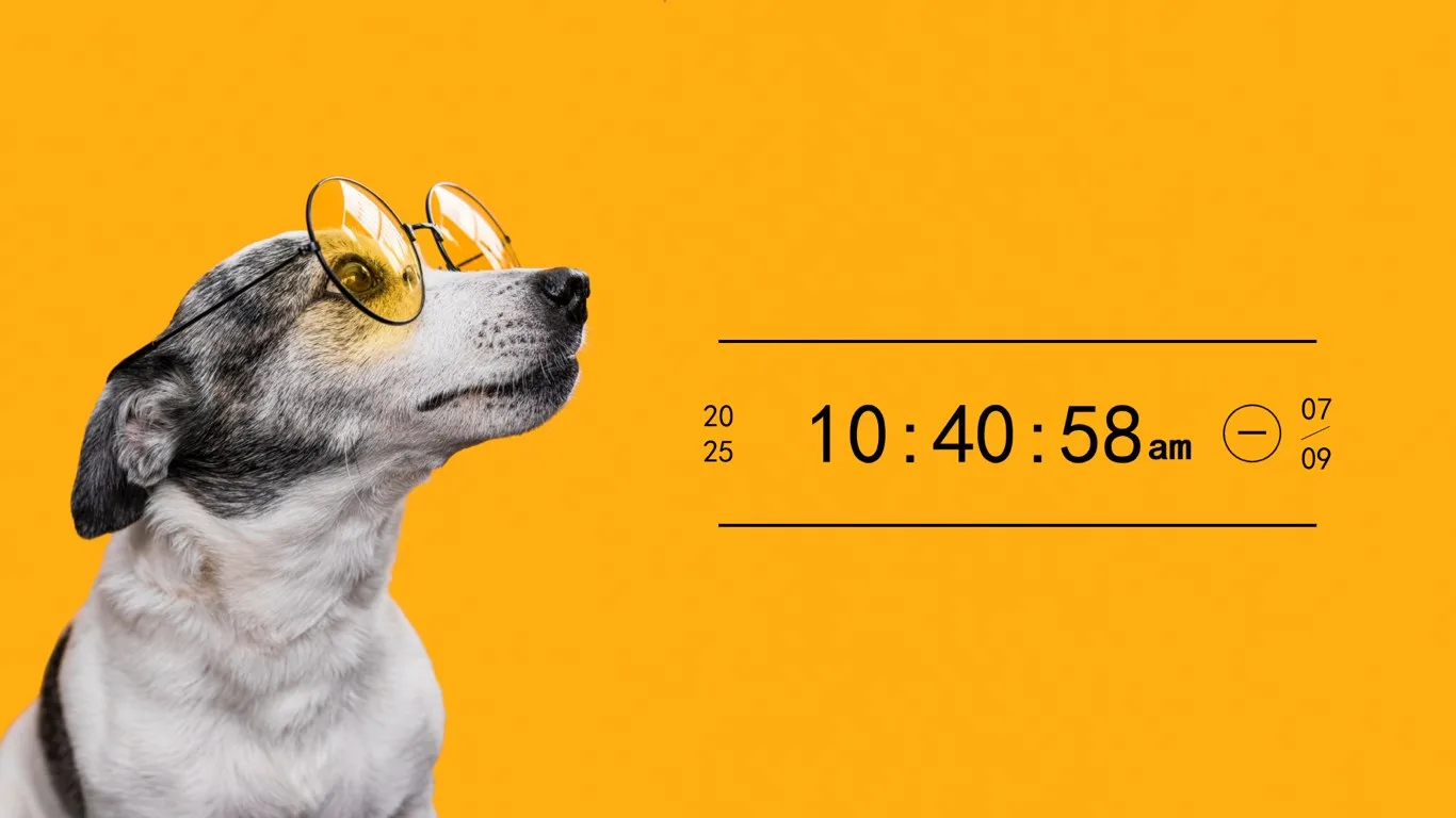 Live Clock Wallpaper screenshot 4