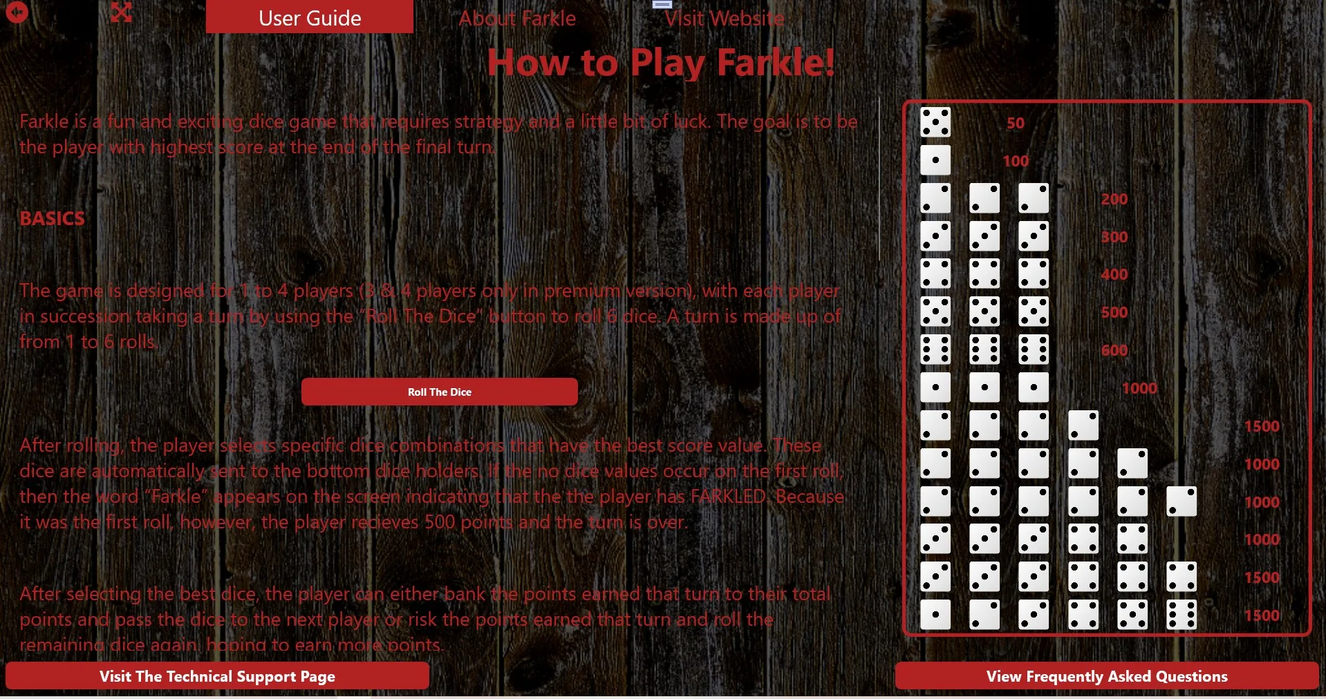 Farkle Fun screenshot 1