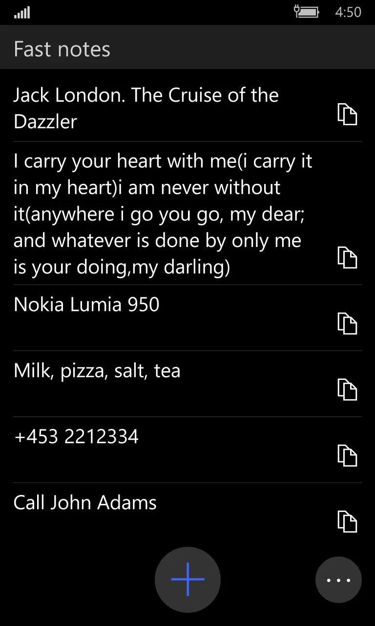 Shot Notes screenshot 1