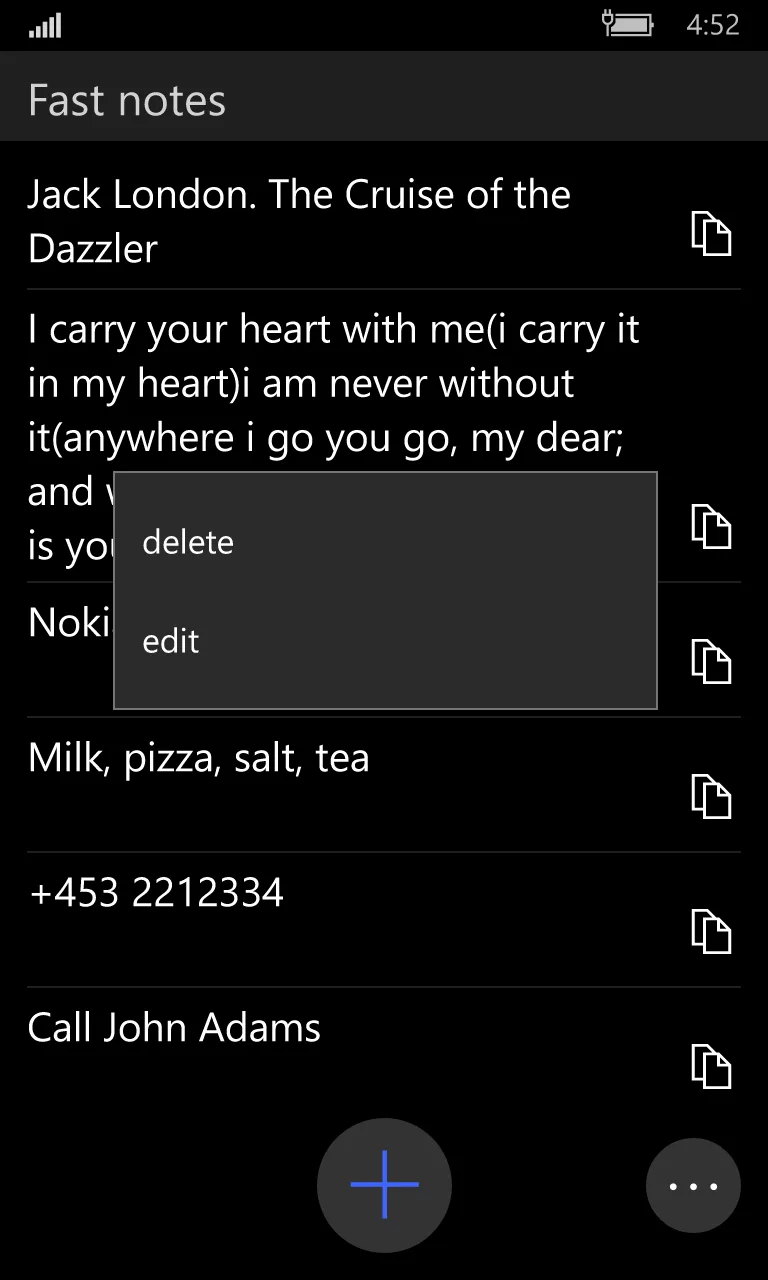 Shot Notes screenshot 2