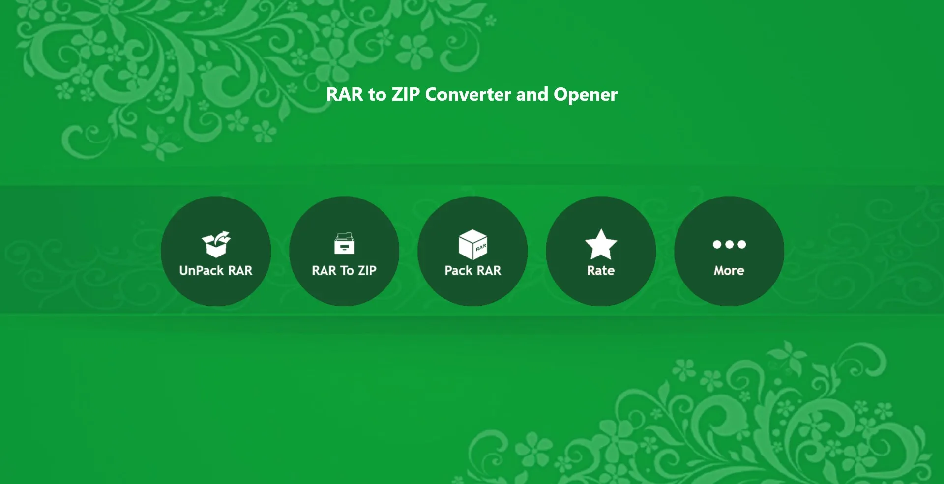 RAR To ZIP Converter,Opener screenshot 1