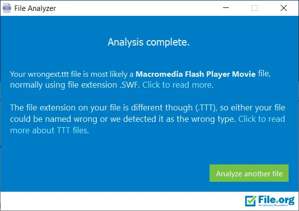 File Analyzer screenshot 2
