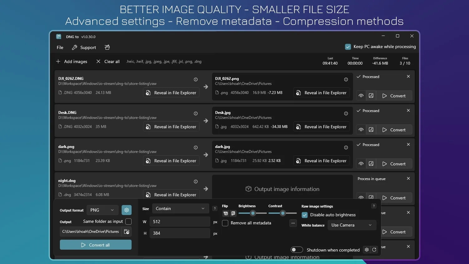 DNG to - DNG to JPG - HEIC to JPG screenshot 2