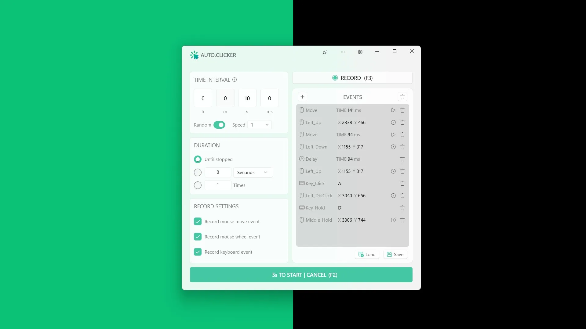 Auto.Clicker - Mouse and Key Auto Clicker screenshot 3