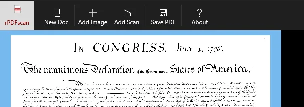 rPDFscan screenshot 3