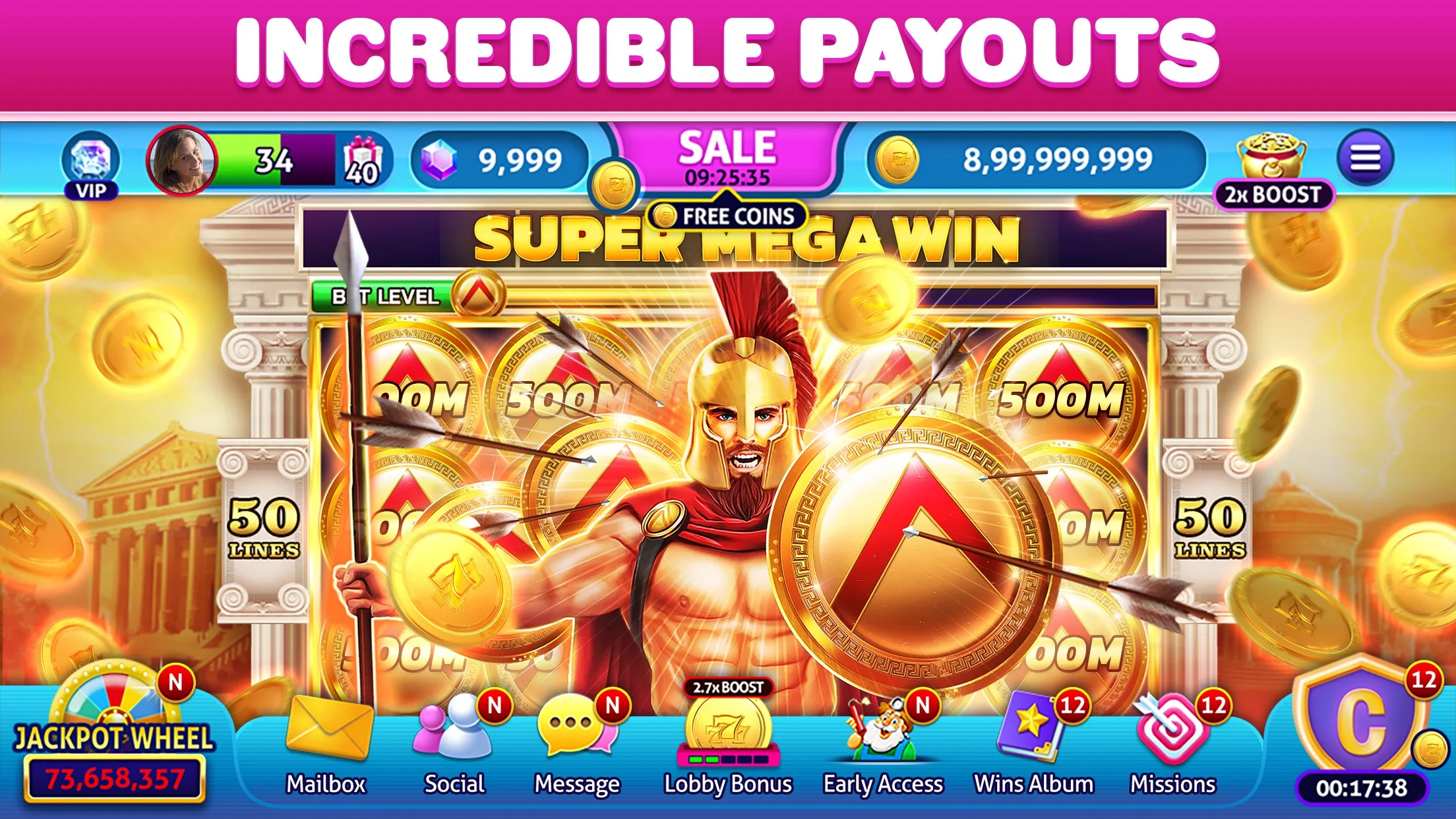 Jackpot Madness Slots - Casino Games screenshot 2