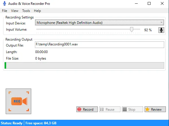 Audio Recorder & Voice Recorder Pro screenshot 1