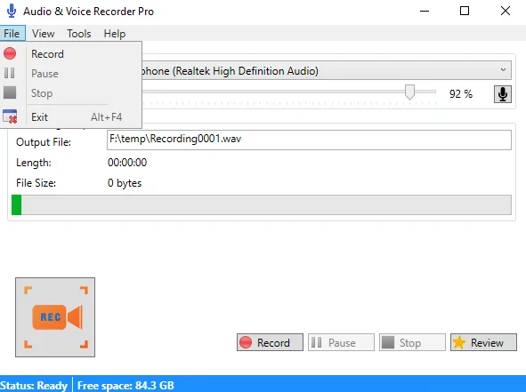 Audio Recorder & Voice Recorder Pro screenshot 2