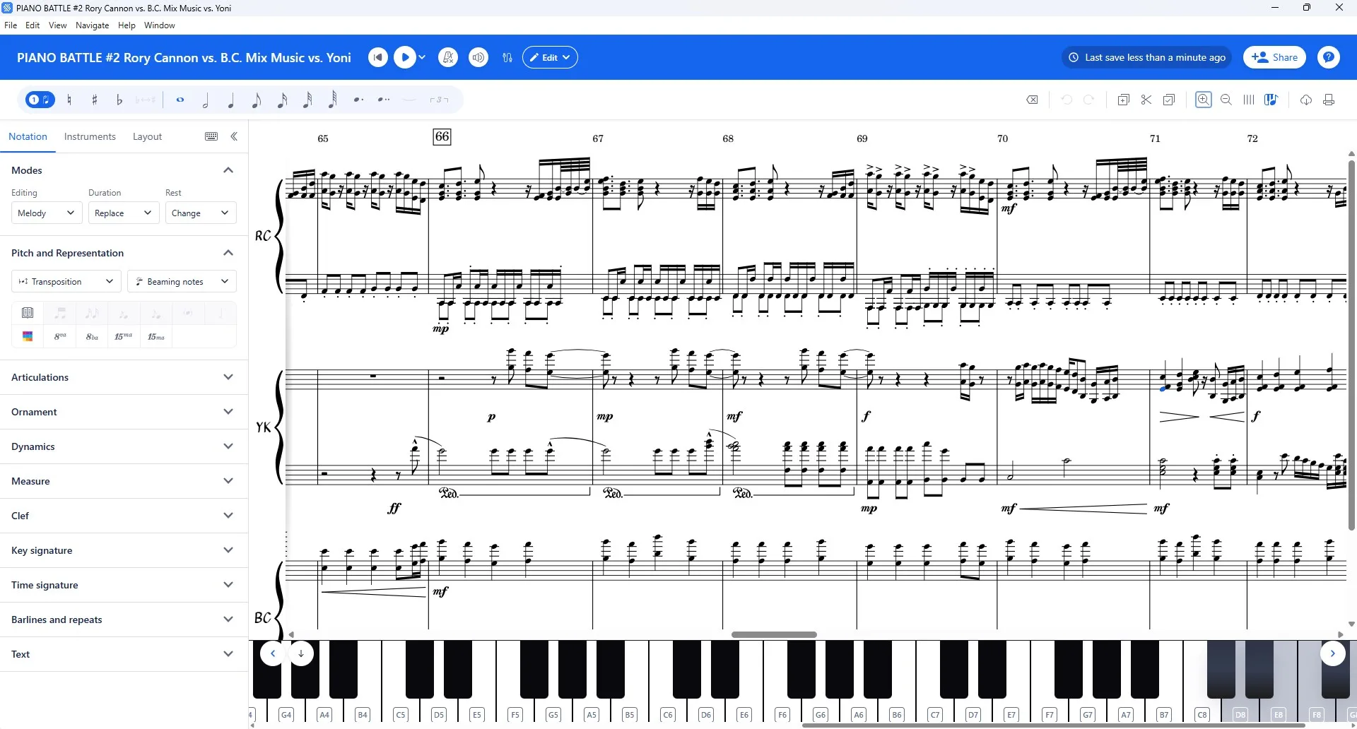Flat - Music notation editor screenshot 1