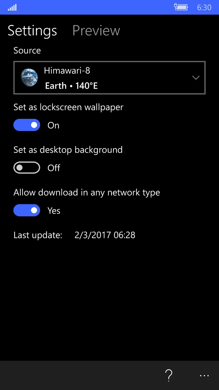 Live Orbital Wallpapers screenshot 1