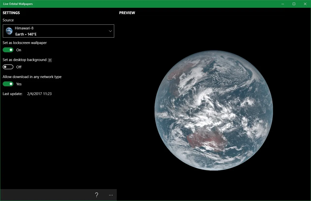 Live Orbital Wallpapers screenshot 2