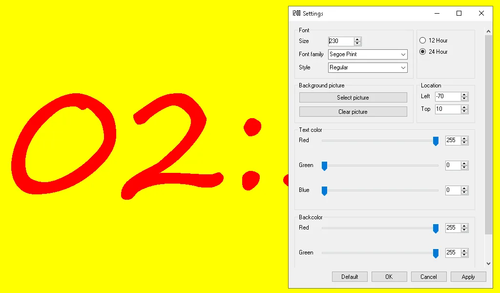 Desktop - Clock screenshot 4